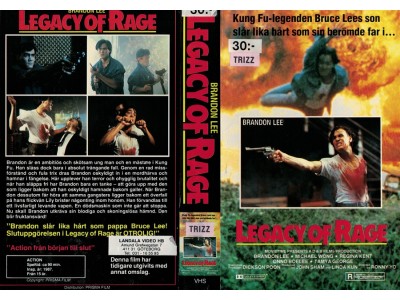 Legacy of Rage  Inst.  VHS